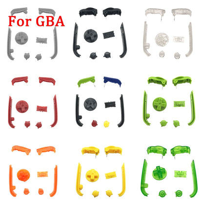 New L R Buttons Keypads Sets for Gameboy Advance A B Buttons Frame for GBA Shell Case Cover SFC D Pads Power ON OFF Buttons