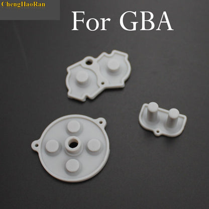 1set Rubber Conductive Buttons A B D pad for GameBoy Classic GB GBA GBC GBP GBA SP Silicone Start Select Keypad Repair parts