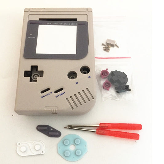 Full Set classic Housing Shell Case Cover Repairt Parts For Gameboy GB Game Console for GBO DMG GBP With Buttons Screw Drivers