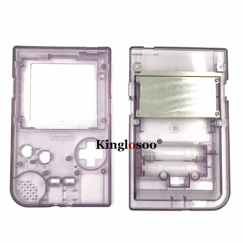 Luminous Full set housing shell cover case w/ rubber pad for gameboy pocket GBP shell buttons