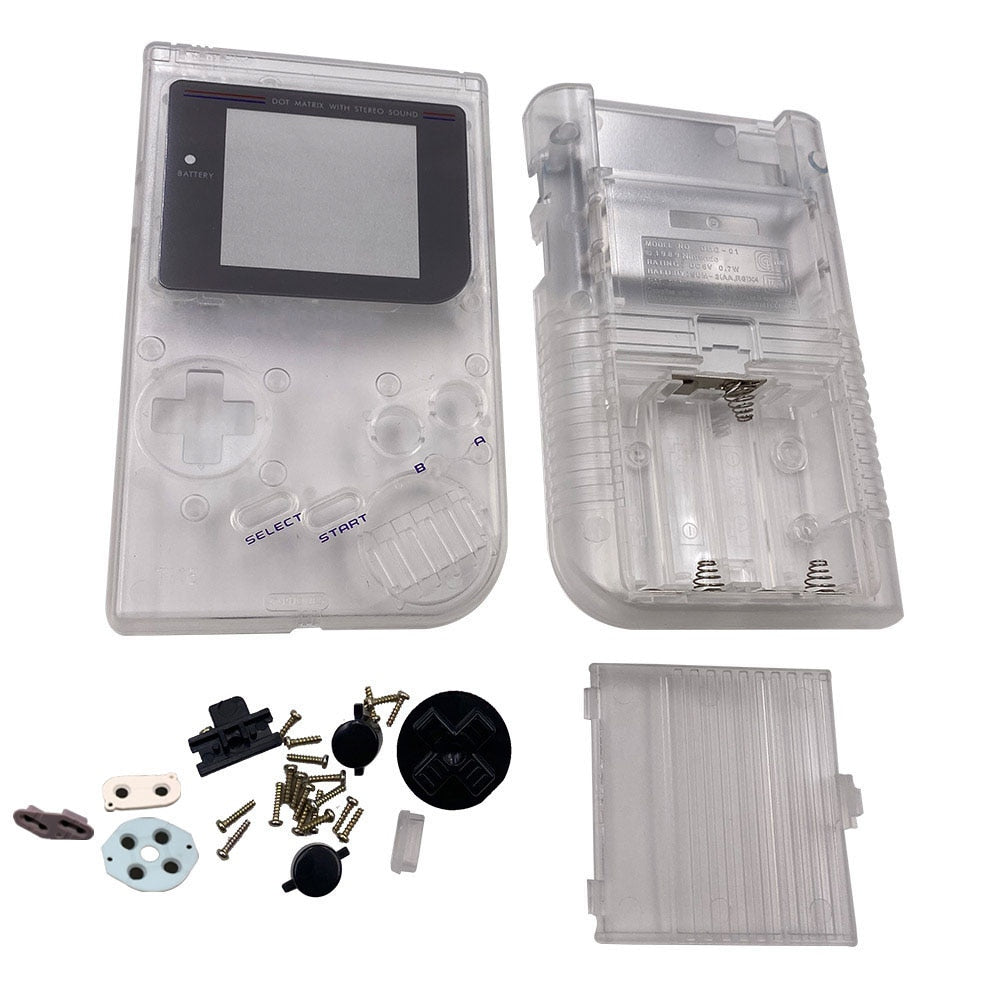 High Quality New Shell Case For Gameboy GB DMG Classic Game Console Shell for Gameboy GB With Buttons and Conductive pads