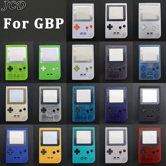 JCD Housing Shell With buttons kit Replacement for GBP Plastic Full Case Cover for Gameboy Pocket Game Console