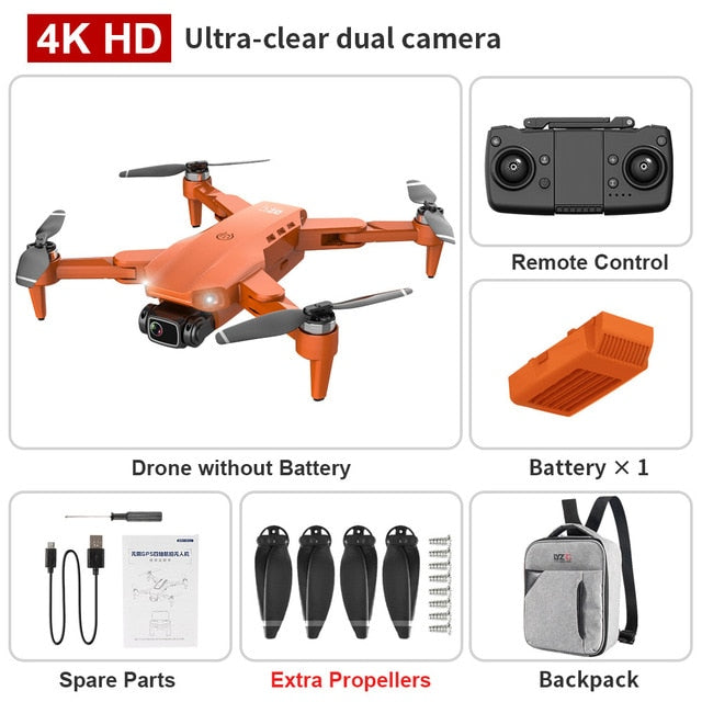 L900 pro 4K HD dual camera with GPS 5G WIFI FPV real-time transmission brushless motor rc distance 1.2km professional drone