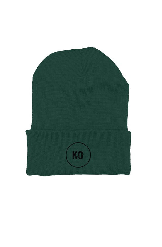 KOtorrent Group Black Embroidery Beanie Green