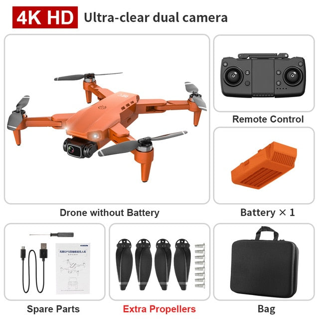 L900 pro 4K HD dual camera with GPS 5G WIFI FPV real-time transmission brushless motor rc distance 1.2km professional drone