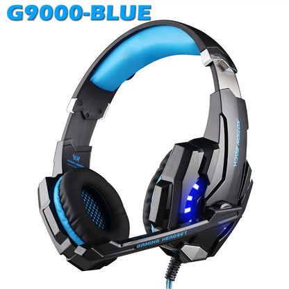 Game Headphones Gaming Headsets Bass Stereo Over-Head Earphone Casque PC Laptop Microphone Wired Headset For Computer PS4 Xbox