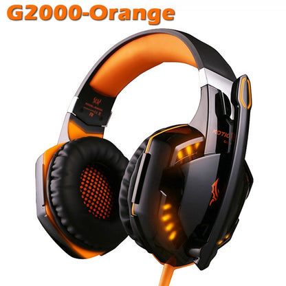 Game Headphones Gaming Headsets Bass Stereo Over-Head Earphone Casque PC Laptop Microphone Wired Headset For Computer PS4 Xbox