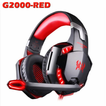 Game Headphones Gaming Headsets Bass Stereo Over-Head Earphone Casque PC Laptop Microphone Wired Headset For Computer PS4 Xbox