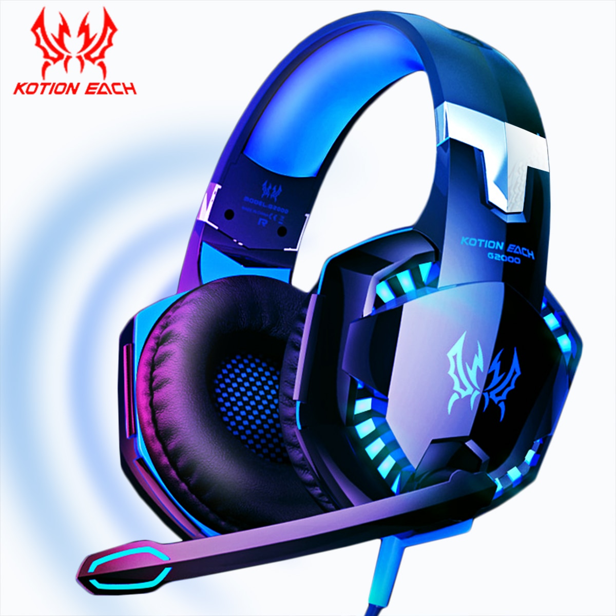 Game Headphones Gaming Headsets Bass Stereo Over-Head Earphone Casque PC Laptop Microphone Wired Headset For Computer PS4 Xbox