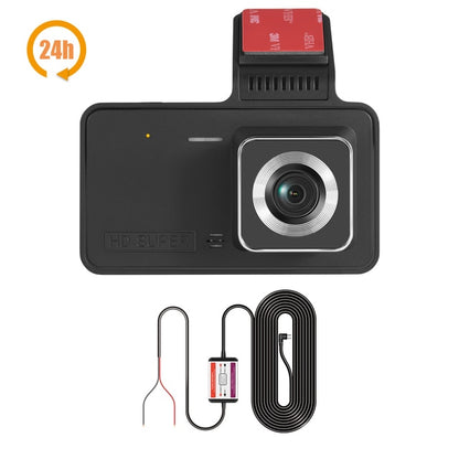 4.0In Dash Cam Car DVR 24H HD 1080P Dash Camera Dual Lens Video Recorder 1080P Black Box Cycle Dashcam Mirror Driving Recorder