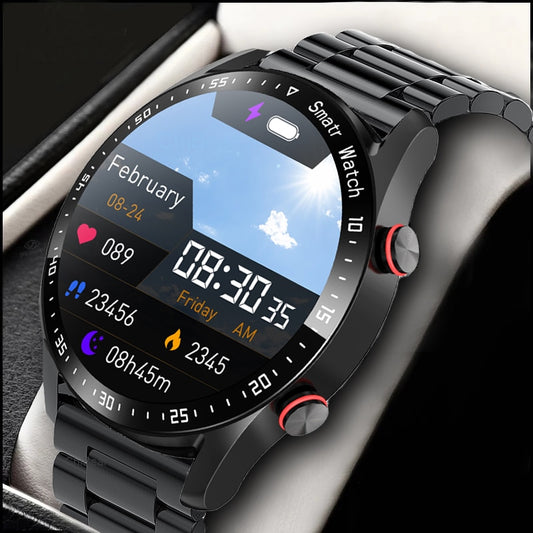 2022 New ECG+PPG AMOLED Screen Smart Watch Bluetooth Call Music player Man Watch Sports Waterproof Luxury Smartwatch For Xiaomi