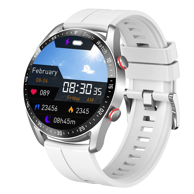 2022 New ECG+PPG AMOLED Screen Smart Watch Bluetooth Call Music player Man Watch Sports Waterproof Luxury Smartwatch For Xiaomi