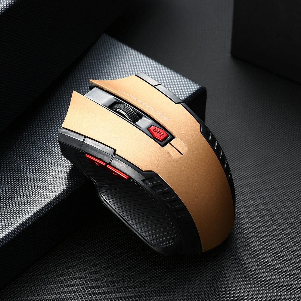 2.4GHz Wireless Optical Mouse Gamer New Game Wireless Mice with USB Receiver Mause for PC Gaming Laptops