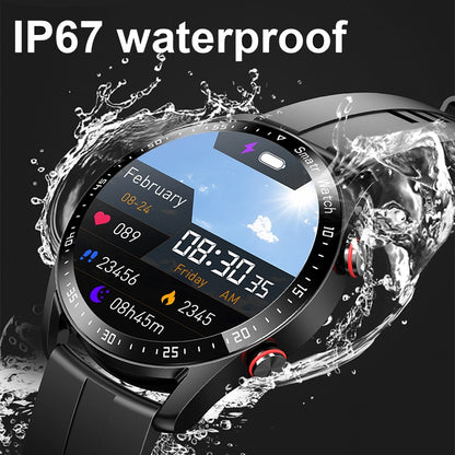 2022 New ECG+PPG AMOLED Screen Smart Watch Bluetooth Call Music player Man Watch Sports Waterproof Luxury Smartwatch For Xiaomi